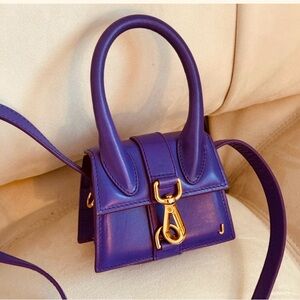 Jacquemus Authentic Mini Le Chiquito Montagne Like New Purple